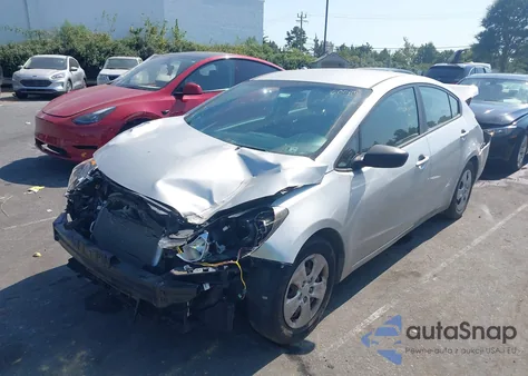 2015 Kia Forte Lx из США, поврежденный, VIN KNAFK4A66F5260085
